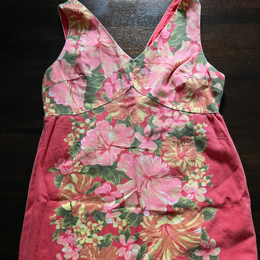 Tracy Feith for Target floral and coral dress size 15